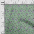 thumbnail image 2 of oneOone Viscose Jersey Green Fabric Floral Craft Projects Decor Fabric Printed By The Yard 60 Inch Wide, 2 of 4