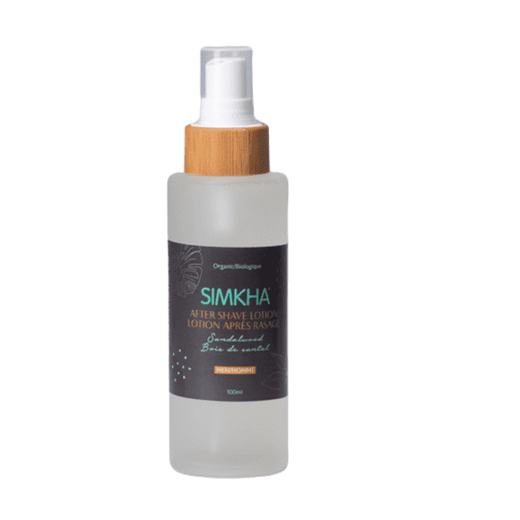 SIMKHA Beauty Organic and Vegan sandalwood Pre/ After shave-Men