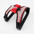 thumbnail image 2 of Dog Harness  Rhinestone Bling Bowknot Harness Adjustable Reflective Collar Vest for Pet Dogs Puppy, 2 of 5