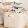 thumbnail image 4 of Bangcool Clothes Organizer Box Waterproof Simple Portable Fabric Storage Bin Storage Box, 4 of 10