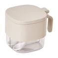 thumbnail image 1 of Harpily Household Kitchen Seasoning Box With Lid Two Compartments Seasoning Bottle Divided Compartments Seasoning Box Large Capacity Storage Jar Monosodium Glutamate Jar, 1 of 7
