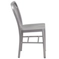 thumbnail image 3 of Chaise pour l'intérieur et l'extérieur en métal argenté, 3 of 9