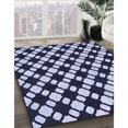 thumbnail image 3 of Ahgly Tapis Rectangulaire Lavable en Machine Intérieur Transitionnel Bleu Nuit, 5 Pieds x 8 Pieds, 3 of 7