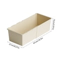 thumbnail image 3 of Telescopic Polypropylene Storage Box - Expandable Cabinet Organizer 18.5x8.27x5.91in for Kitchen Snacks/Cans, （Beige）, 3 of 6