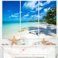 thumbnail image 1 of Tableau moderne imprimée sur toile Design Art Plage tropicale, 1 of 2