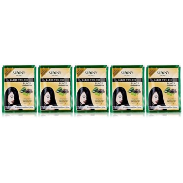 Bakson's Sunny Hair Colour, 20gm (Pack of 5) - Black