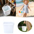 thumbnail image 1 of Tong Récipient Portatif Carré de Qualité Alimentaire 5 L avec Poignée et Couvercle, Adapté à l'Eau, 1 of 6
