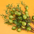 thumbnail image 2 of 60CM Simulation Citron Fruits Branches Maison Ingénierie Intérieure Décoration Simulation Fruit Ornement (Vert), 2 of 13