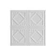thumbnail image 2 of Fasade Easy Installation Traditional 4 Matte White Glue Up Ceiling Tile/ Ceiling Panel (12" X 12" Sample), 2 of 3