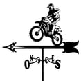 thumbnail image 1 of Huanglei Metal Weather Vane With Ornament Roof Mount Weathervane Wind Direction Indicator Garden Stake Direction Indicator Measuring Tool Yard Easy Use, 1 of 4