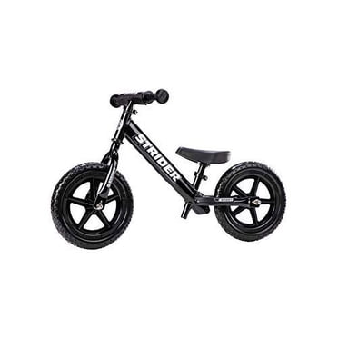 Strider - 12 Sport Balance Bike, Ages 18 Months to 5 Years - Black