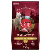 Purina ONE True Instinct Turkey & Venison, Dry Dog Food 12.4kg