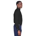 thumbnail image 3 of Harriton Men's Tall Easy Blendâ„¢ Long-Sleeve Twill Shirt with Stain-Release, 3 of 3