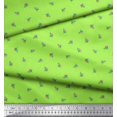 thumbnail image 3 of Soimoi Velvet Fabric Leaves & Buds Floral Print Sewing Fabric Yard 58 Inch Wide, 3 of 3