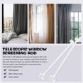 thumbnail image 4 of Shisuyan 2pcs Small Curtain Rod Extendable Curtain Rod Adjustable Plastic Curtain Rod, 4 of 9