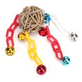 thumbnail image 2 of Bird Toy, Chewing Biting Bird Hanging Toy, Hanging Tooth Bird Hanging Toy Parrots Cage Bird Straw Toy For Pet Bird Toy, 2 of 8