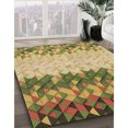 thumbnail image 3 of Ahgly Tapis d'Intérieur Lavable en Machine Carré Transitionnel Chêne Brun, 3 Pieds Carré, 3 of 7