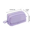 thumbnail image 3 of Matoen Solid Color Pencil Case Large Capacity Four Open Pencil Case Stationery Box for Men and Women Multifunctional Solid Color Pencil Case, 3 of 7