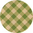 thumbnail image 1 of Ahgly Company Machine Washable Indoor Round Transitional Dark Yellow Green Area Rugs, 3' Round, 1 of 7