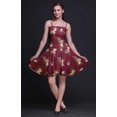 thumbnail image 3 of Bimba Robe d'Été Sans Manches Mini Fluide à Bretelles pour Femme, Robe Soleil à Imprimé Floral - Très Petit, 3 of 5