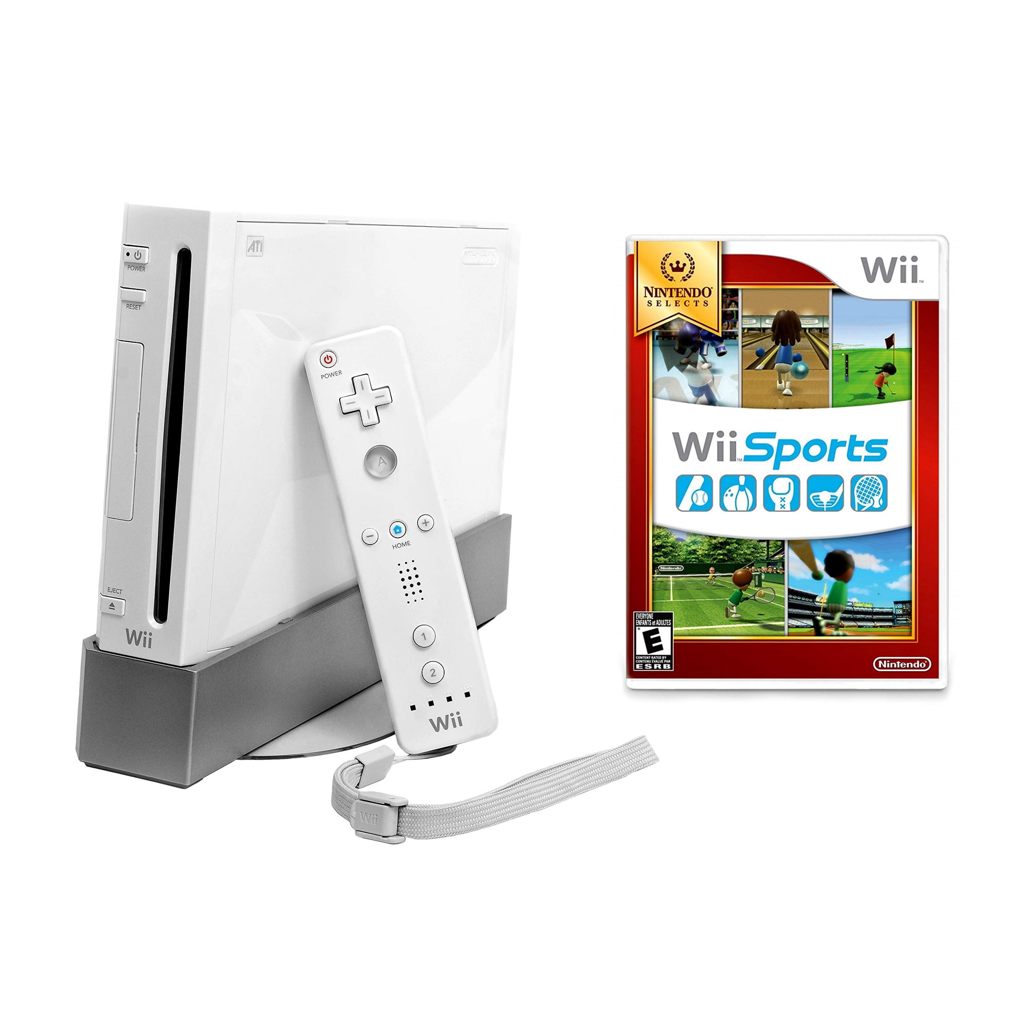 Wii  白 Nintendo Wii Console (White) with Fun-Packed Wii Sports! - Walmart.ca