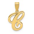 thumbnail image 1 of Pendentif Initial en Or Jaune 14K avec Script C, 1 of 2
