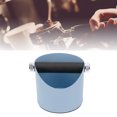 thumbnail image 4 of Coffee Machine Grounds Box, Coffee Knocking Slag Bucket Non Slip Base Dishwasher Safe Low Noise Bevel Mouth Design Large Capacity  For Bar Blue, 4 of 8