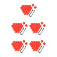 thumbnail image 3 of Maytalsory 20 Pieces Car Wheel Nut Caps Auto Hub Screw Cover Replacement Dust-proof Red 19mm 5Set, 3 of 6