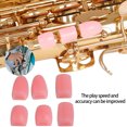 thumbnail image 3 of Saxophone Finger Pad, 6Pcs Saxophone Clé Risers Silicone Amorti Confortable Saxophone Finger Pad Saxophone Pouce Pad, 3 of 8