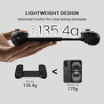 thumbnail image 3 of GameSir X5 Lite Mobile Gaming Controller with Hall Effect Sticks, Turbo Customization & Pass-Through Charging, for iPhone 16/15 series, iPad mini, and Android(Black), 3 of 11