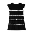 thumbnail image 4 of Économies d'Été! Robe d'Été pour Enfants, Robes Décontractées pour Filles en Liquidation, Robe d'Été pour Tout-Petites à Manches à Volants Tenue de Soleil pour Enfants 4-14T, 4 of 5