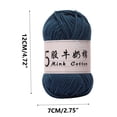 thumbnail image 3 of Birdeem 5 Strands Milk Cotton Doll Crochet Diy Knitting Thread Baby Sweater Wool Ball, 3 of 6