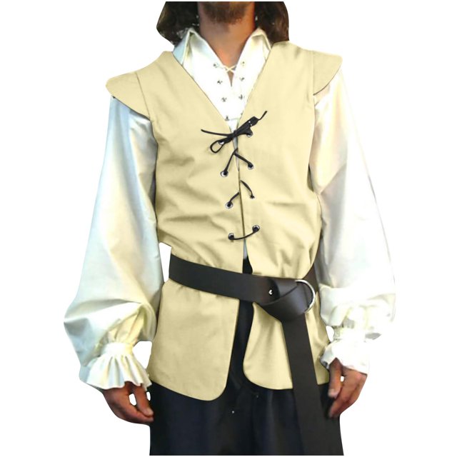EGNMCR Débardeurs Homme Homme Rayé Mode Rétro avec Poches à Simple Boutonnage Col en V Débardeurs Hauts Blouse