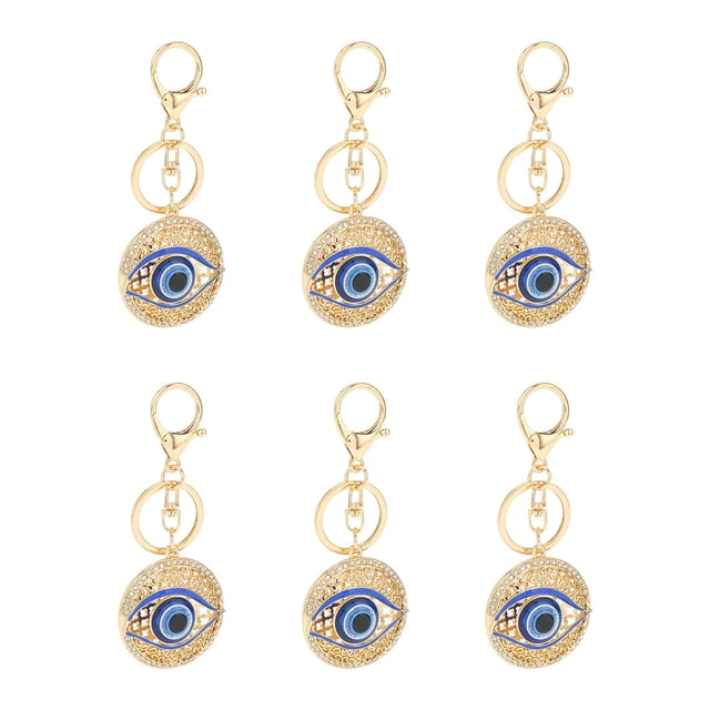 Rhinestones Key Chains, Multifunctional Blue Eye Cute Compact Keychains Pendant Fashionable For Men For Key Ring