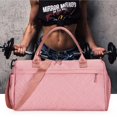 thumbnail image 4 of Sac Polochon de Sport pour Femmes, Sacs d'Entraînement avec Compartiment à Chaussures et Poche Humide, Rouge, 4 of 4