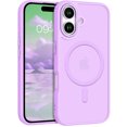 thumbnail image 1 of [PST] iPhone 16 Plus Case, Hybrid Silicone Matte Back Cover with Magnetic (MagSafe Compatible), 1 of 5