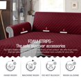 thumbnail image 4 of CHUANK Housse Imperméable pour Canapé, Housses pour Sofa en L, Housse pour Chaise Longue, Housse Réversible de Protection de Meuble pour Animaux, Enfants, Chien, Chat, Kaki P, 4 of 7