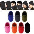 thumbnail image 1 of Unisex Winter Outdoor Bike Riding Hat Windbreak Hooded Mask Balaclavas Hat Cap, 1 of 7