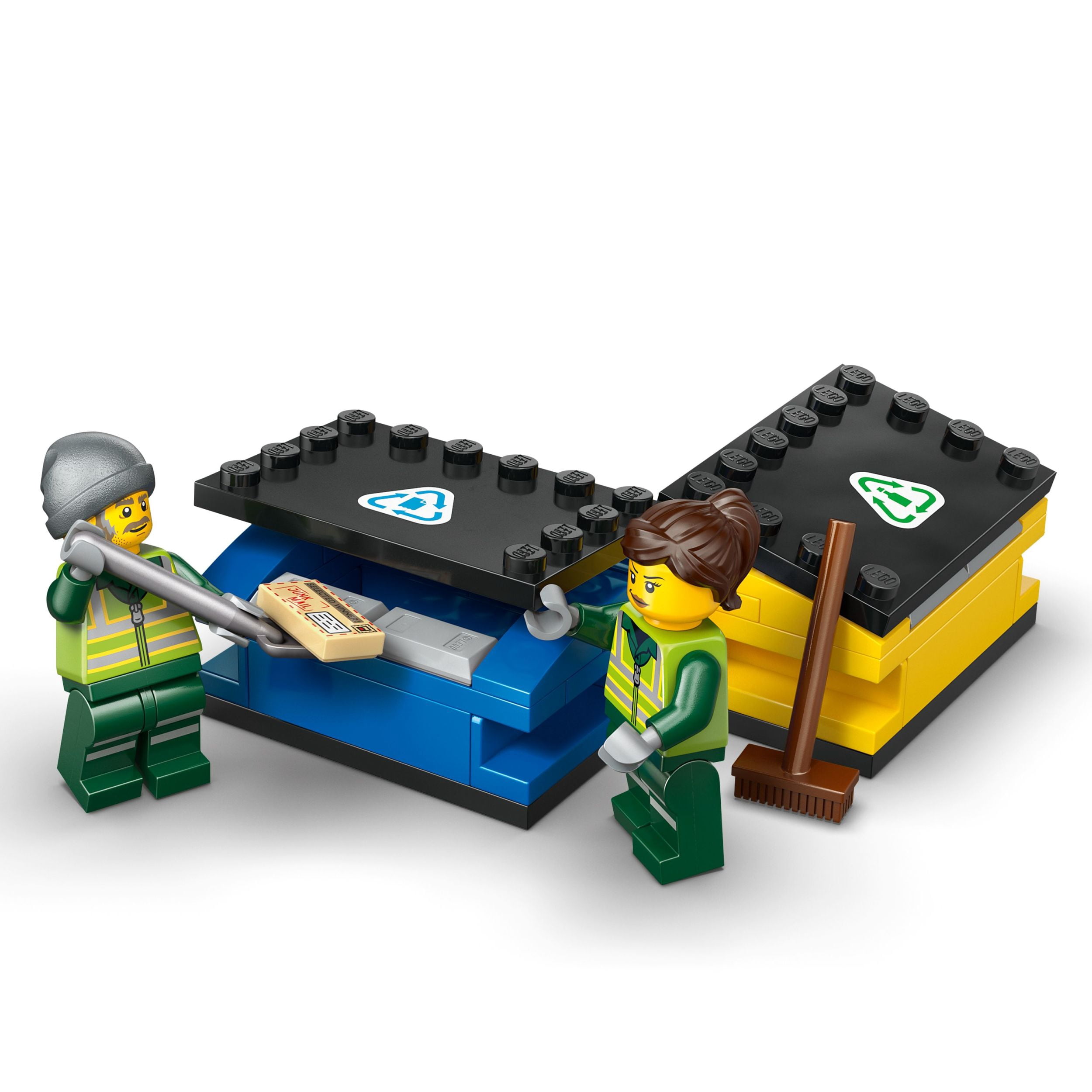 LEGO City Le camion de recyclage – Camion jouet pour enfants 60495