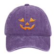 thumbnail image 3 of Unisex Embroidered Baseball Cap with Pumpkin Design for Outdoor Sports Casual Wear Lightweight Adjustable Hat, 3 of 3