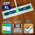 thumbnail image 3 of Swiffer Sweeper XL 2-in-1 Dry + Wet Floor Mopping and Sweeping Kit, Multi-Surface Kit for Floor Cleaning, Kit Includes 1 XL Sweeper, 8 XL Dry Sweeping Cloths, 2 XL Wet Mopping Cloths, 3 of 11