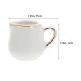 thumbnail image 2 of Household Creamer Dispenser Multi-function Milk Pitcher Ceramic Cream Pitcher with Spoon, 2 of 9
