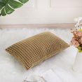 thumbnail image 3 of Unique Bargains Soft Corduroy Striped Velvet Decorative Throw Pillow Cusion Cover, 3 of 9