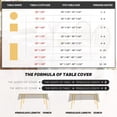 thumbnail image 3 of Fall Tablecloth 60x120 Inch Rectangular, Thanksgiving Autumn Harvest Cabin Gnomes Bike Table Cover for Party Picnic Dinner Decor, 3 of 6