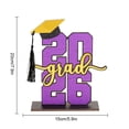 thumbnail image 3 of 2026 Graduation Season Wooden Tabletop Holiday Decorative Ornament Graduation Season Gift, 3 of 7