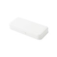 thumbnail image 1 of RXIRUCGD Plastic Pencil Case with Snap Closure, White, 1 of 6