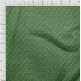 thumbnail image 4 of oneOone Georgette Viscose Tissu Vert Alphabet Matière de Robe Tissu Imprimé Tissu au Mètre 42 Pouces de Large, 4 of 5