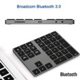 thumbnail image 4 of crativent Numeric Keyboard Aluminum Small Receiver Strong Stability Pocket Keypad Black trade edition, 4 of 6