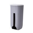 thumbnail image 1 of Wall-Mounted Plastic Bag Dispenser, No-Drill Kitchen Organizer for Recycling Grocery Bags, Compact Design, 1 of 6