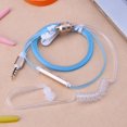 thumbnail image 2 of YOPTOP Security Headset Anti-radiation Spiral Tube Earpiece With 3.5 mm Headphone Jack For  Or Android Devices,blue, 2 of 7